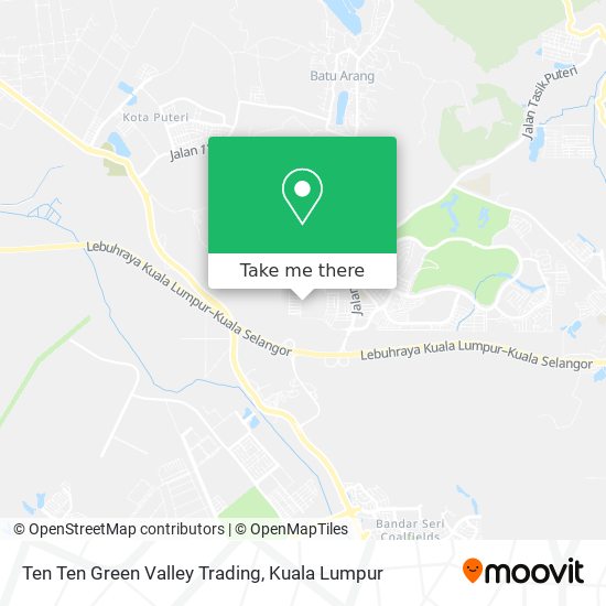 Ten Ten Green Valley Trading map