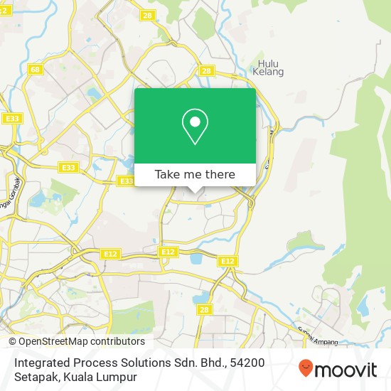 Integrated Process Solutions Sdn. Bhd., 54200 Setapak map