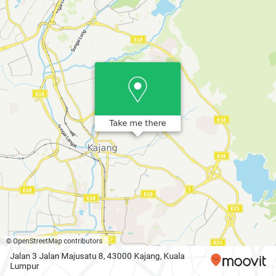 Jalan 3 Jalan Majusatu 8, 43000 Kajang map