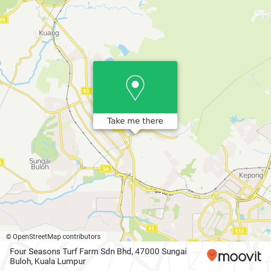Four Seasons Turf Farm Sdn Bhd, 47000 Sungai Buloh map