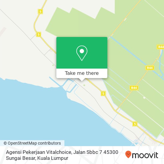 Agensi Pekerjaan Vitalchoice, Jalan Sbbc 7 45300 Sungai Besar map