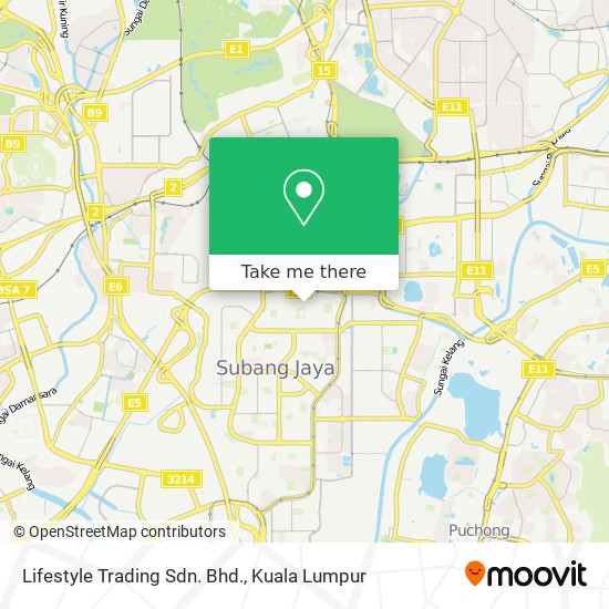 Lifestyle Trading Sdn. Bhd. map
