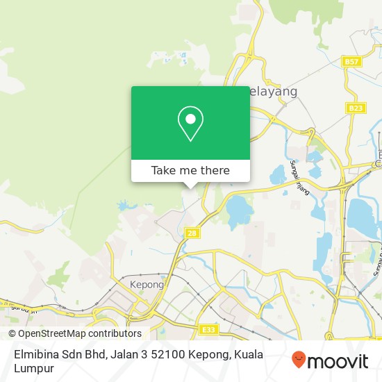 Elmibina Sdn Bhd, Jalan 3 52100 Kepong map