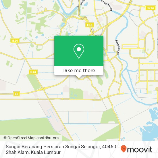 Sungai Beranang Persiaran Sungai Selangor, 40460 Shah Alam map