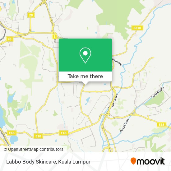 Labbo Body Skincare map