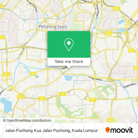 Jalan Puchong Kua Jalan Puchong map