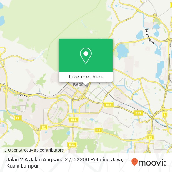 Jalan 2 A Jalan Angsana 2 /, 52200 Petaling Jaya map