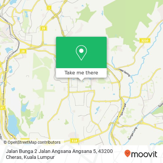 Jalan Bunga 2 Jalan Angsana Angsana 5, 43200 Cheras map
