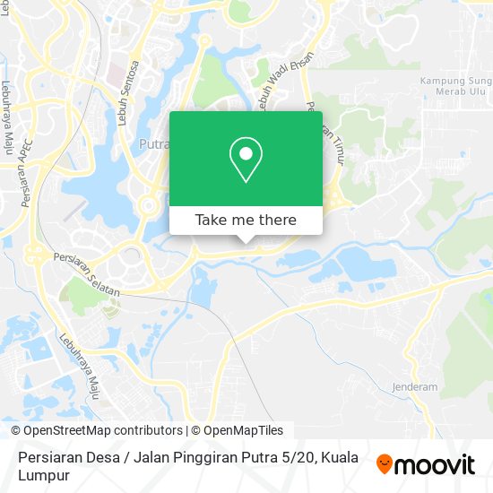 Peta Persiaran Desa / Jalan Pinggiran Putra 5 / 20