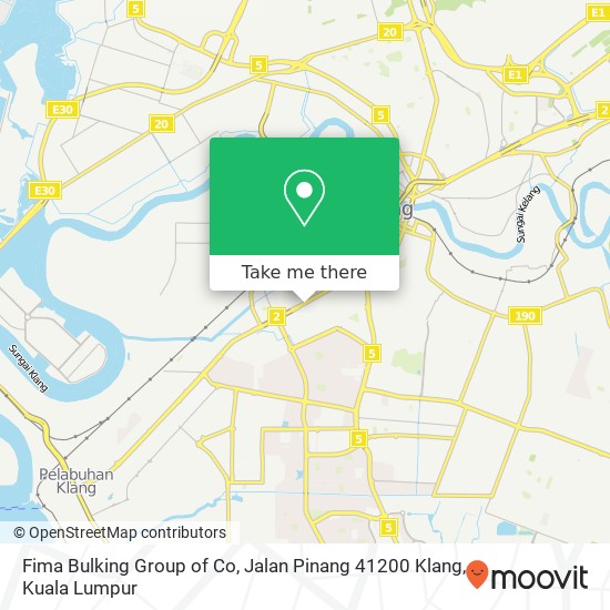 Fima Bulking Group of Co, Jalan Pinang 41200 Klang map