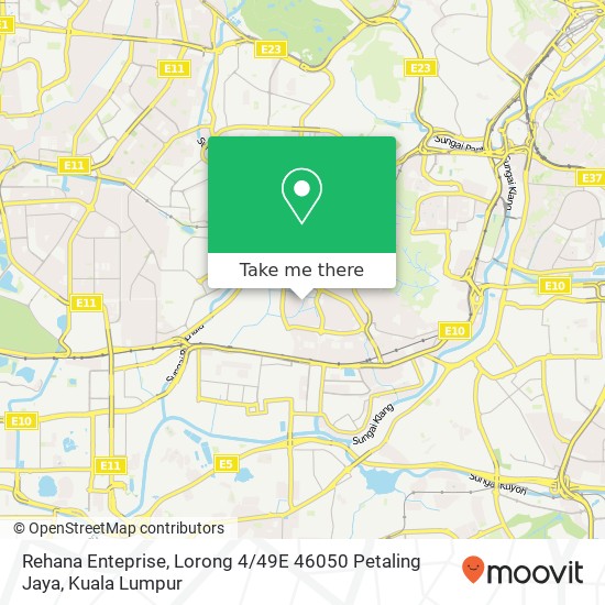 Rehana Enteprise, Lorong 4 / 49E 46050 Petaling Jaya map