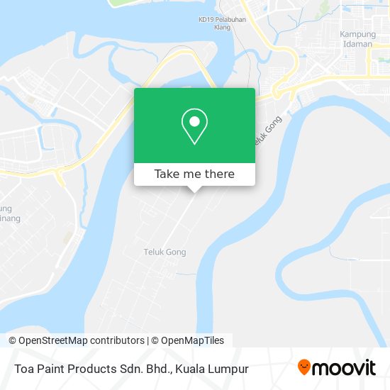 Toa Paint Products Sdn. Bhd. map