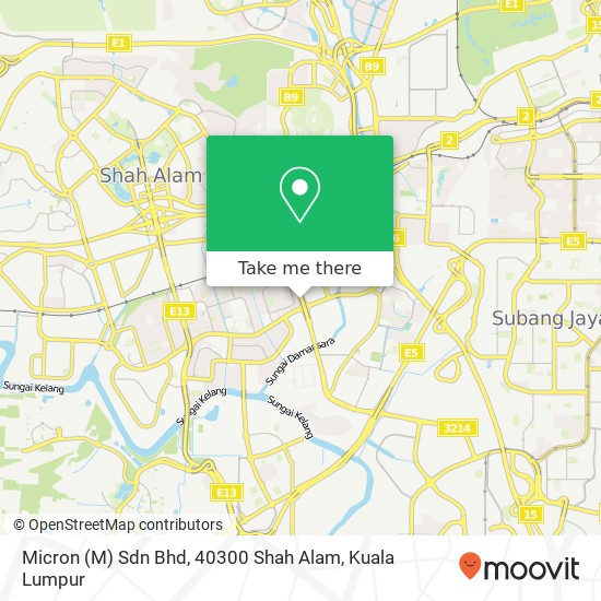 Micron (M) Sdn Bhd, 40300 Shah Alam map