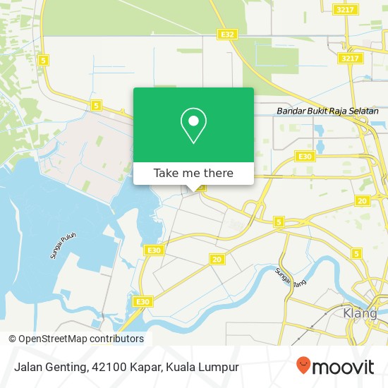 Jalan Genting, 42100 Kapar map