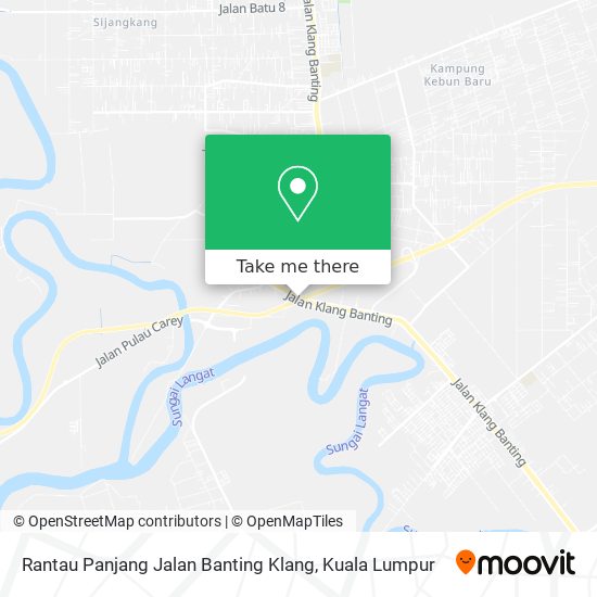 Rantau Panjang Jalan Banting Klang map