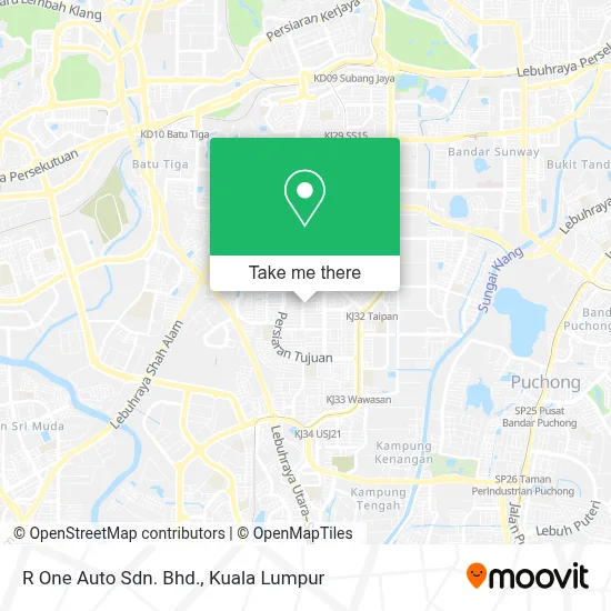 R One Auto Sdn. Bhd. map