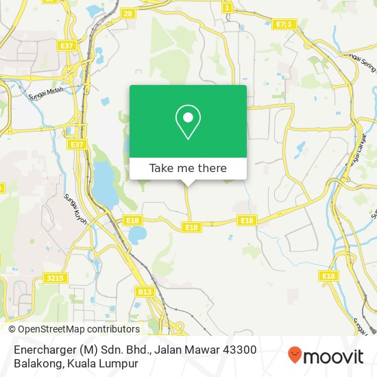 Enercharger (M) Sdn. Bhd., Jalan Mawar 43300 Balakong map