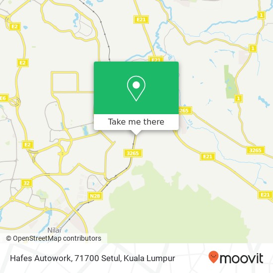 Hafes Autowork, 71700 Setul map