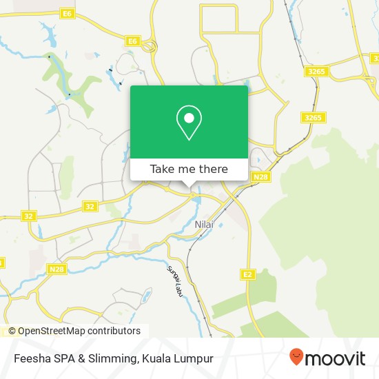 Feesha SPA & Slimming map