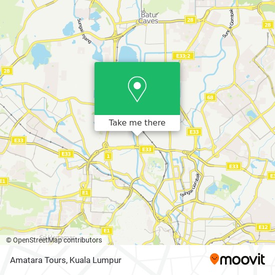 Amatara Tours map