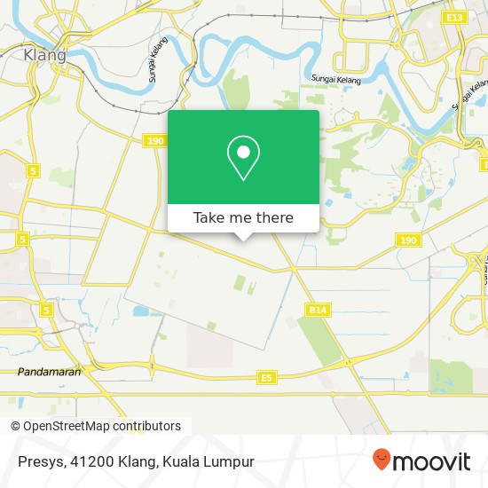 Presys, 41200 Klang map