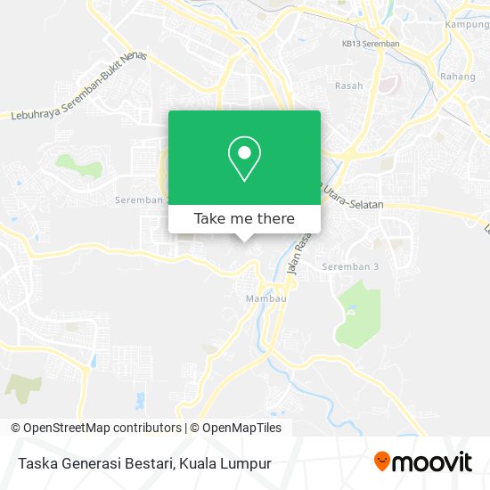 Taska Generasi Bestari map