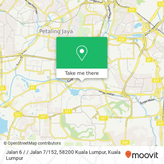 Peta Jalan 6 / / Jalan 7 / 152, 58200 Kuala Lumpur