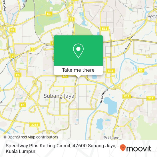 Speedway Plus Karting Circuit, 47600 Subang Jaya map