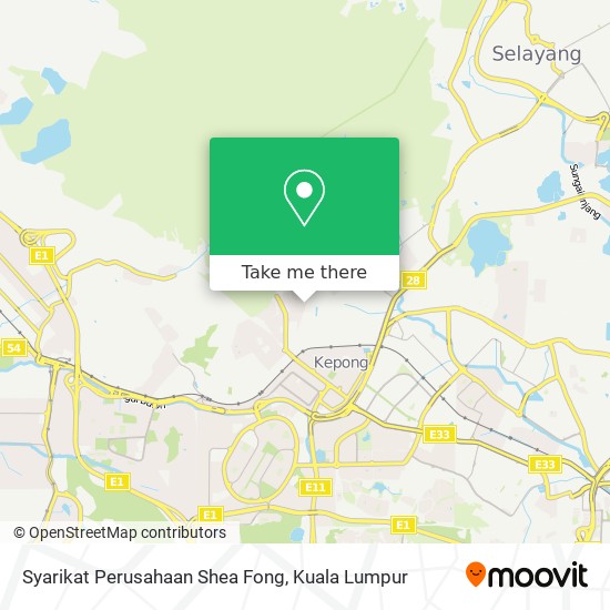 Syarikat Perusahaan Shea Fong map