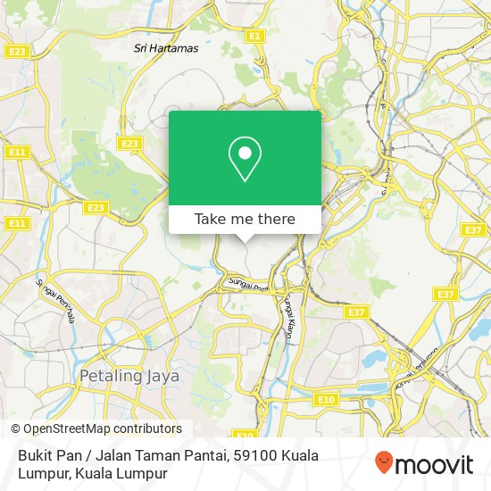 Bukit Pan / Jalan Taman Pantai, 59100 Kuala Lumpur map