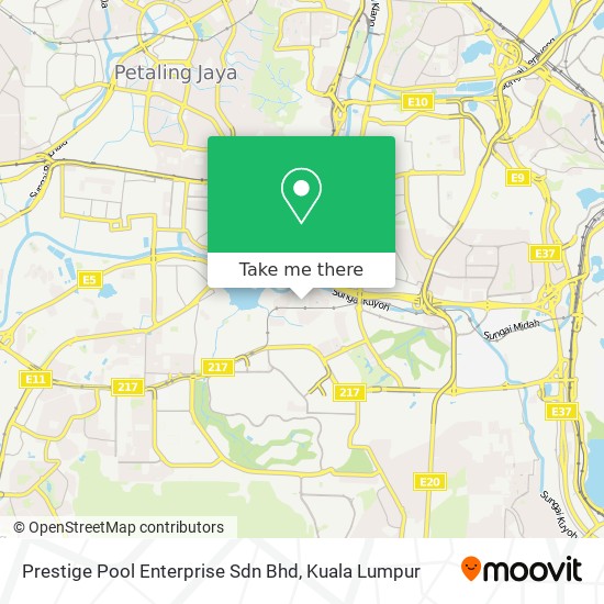 Prestige Pool Enterprise Sdn Bhd map