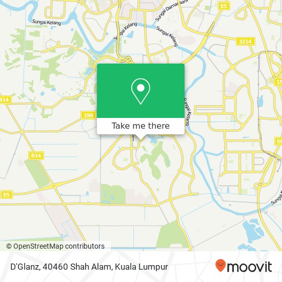 D'Glanz, 40460 Shah Alam map