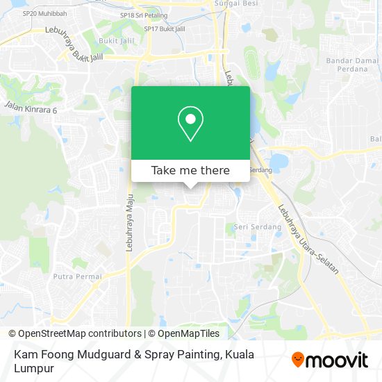 Kam Foong Mudguard & Spray Painting map