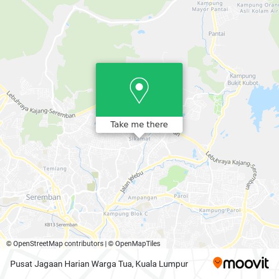 Pusat Jagaan Harian Warga Tua map