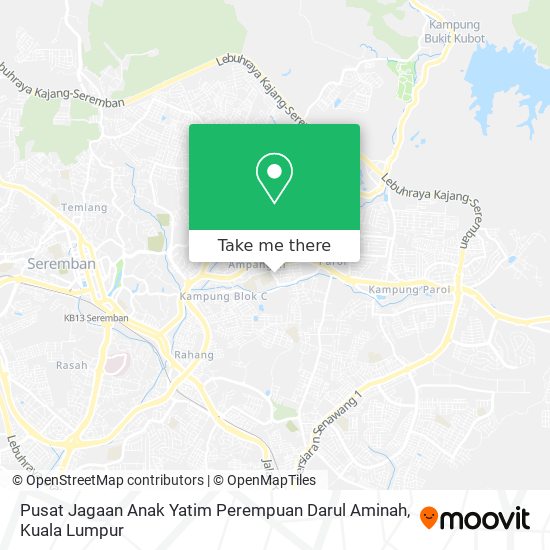 Pusat Jagaan Anak Yatim Perempuan Darul Aminah map