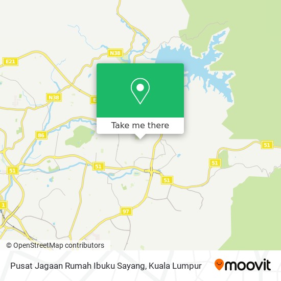 Peta Pusat Jagaan Rumah Ibuku Sayang