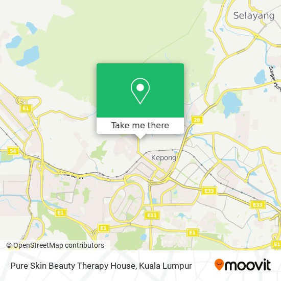 Pure Skin Beauty Therapy House map