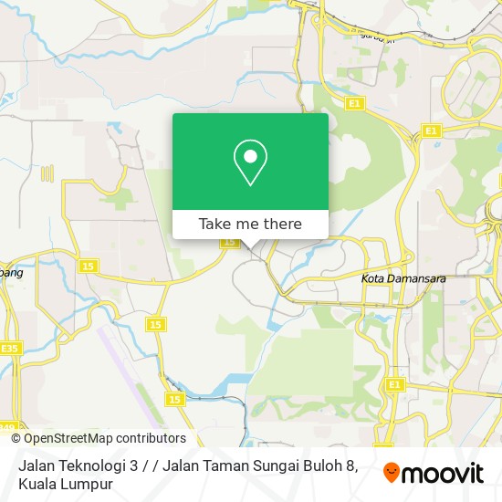 Peta Jalan Teknologi 3 / / Jalan Taman Sungai Buloh 8