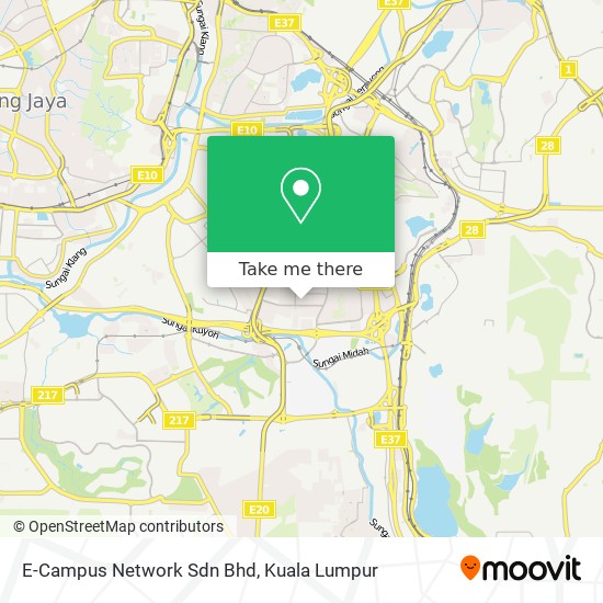 E-Campus Network Sdn Bhd map