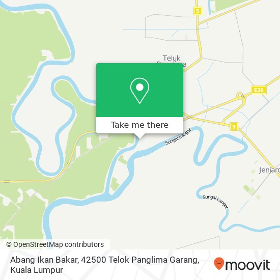 Abang Ikan Bakar, 42500 Telok Panglima Garang map