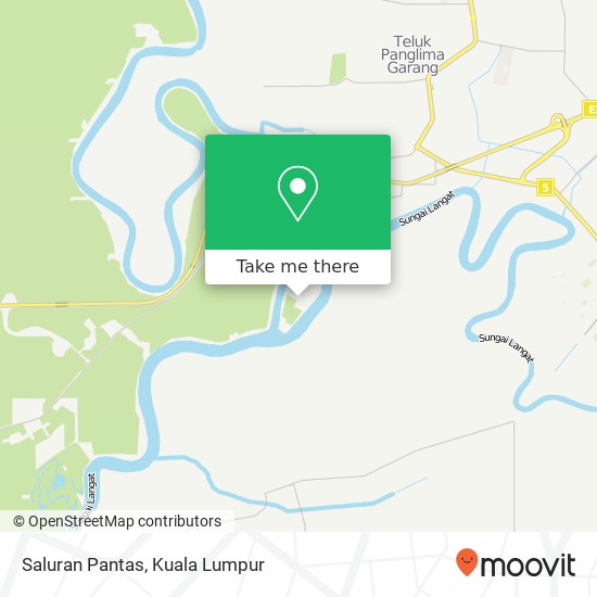 Saluran Pantas, 42500 Telok Panglima Garang map