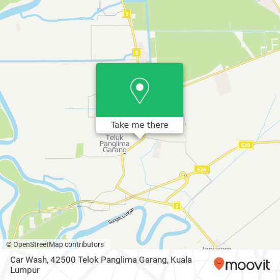 Car Wash, 42500 Telok Panglima Garang map