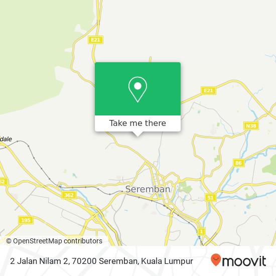 2 Jalan Nilam 2, 70200 Seremban map