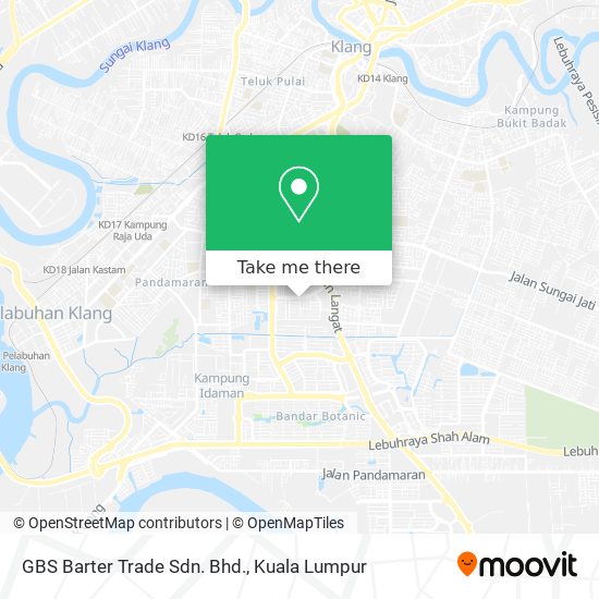 GBS Barter Trade Sdn. Bhd. map