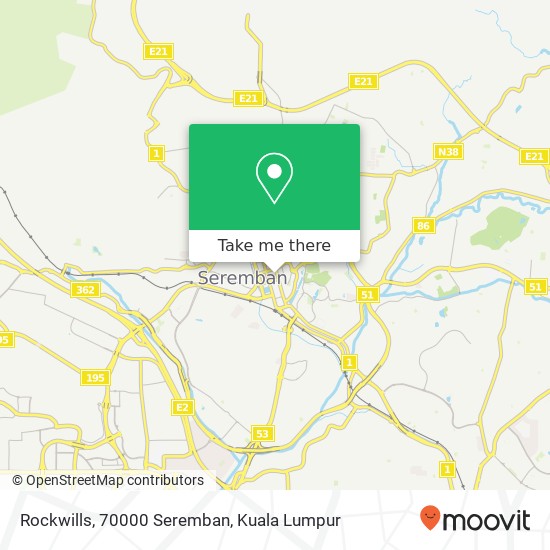 Rockwills, 70000 Seremban map