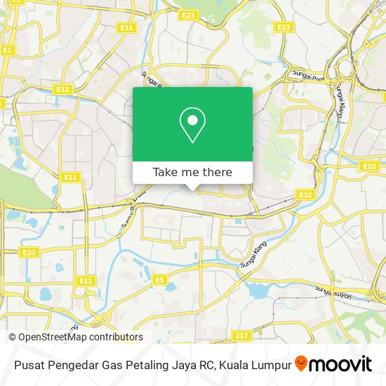 Pusat Pengedar Gas Petaling Jaya RC map