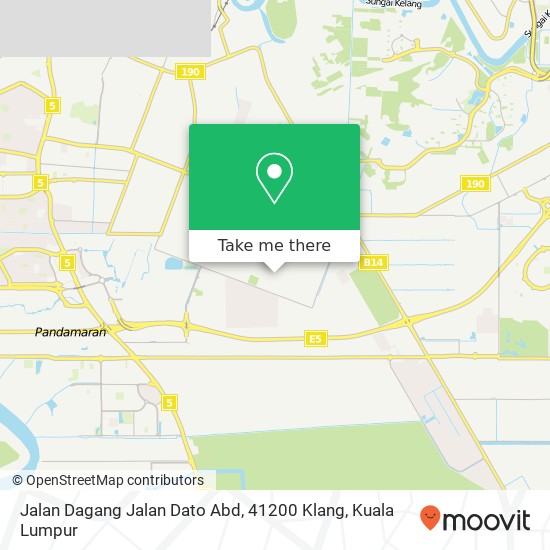 Jalan Dagang Jalan Dato Abd, 41200 Klang map