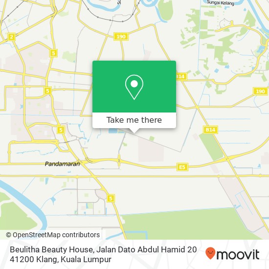 Beulitha Beauty House, Jalan Dato Abdul Hamid 20 41200 Klang map