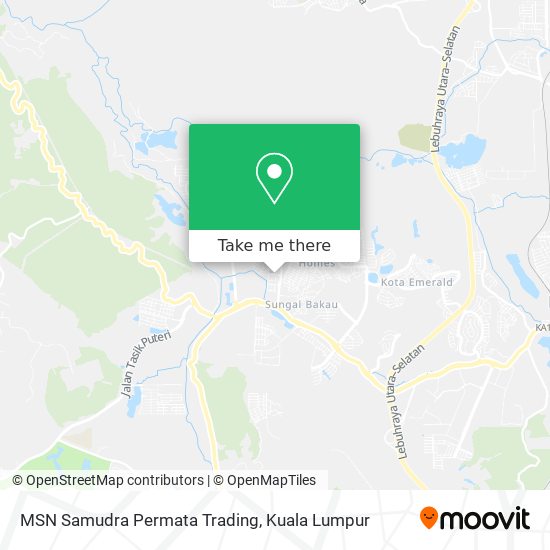 MSN Samudra Permata Trading map