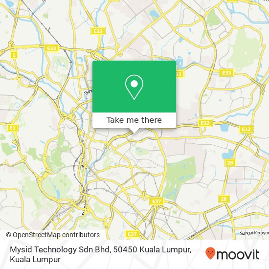 Mysid Technology Sdn Bhd, 50450 Kuala Lumpur map